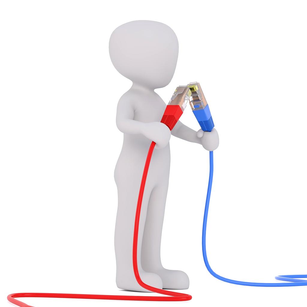 Cable management system under desk for clean setup